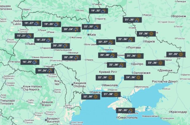 Погода 9 июля