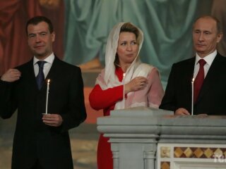 Дмитро Медведєв та Володимир Путін