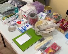 Тривожна валізка, продукти