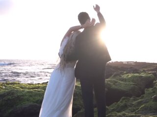 Аліна Гросу з чоловіком, кадр з відео