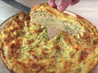 Пирог из кабачков