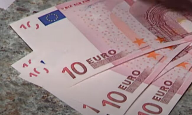 Евро: скрин с видео