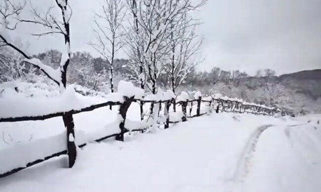 Погода, зима