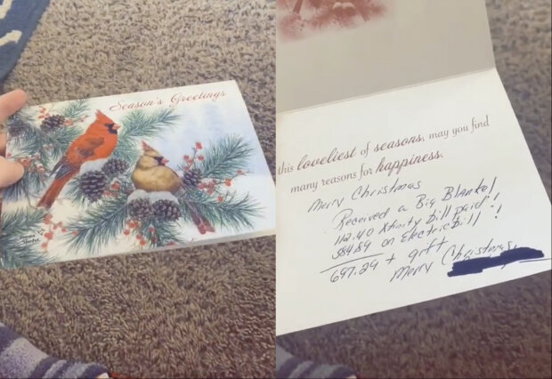 Женщина показала, какую открытку получила от свекрови