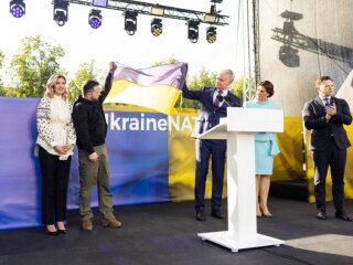 Владимир и Елена Зеленские в Литве, фото: Офис Президента