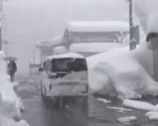 Погода, зима, снігопад