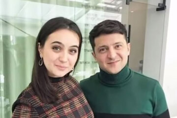 Юлія Мендель та Володимир Зеленський