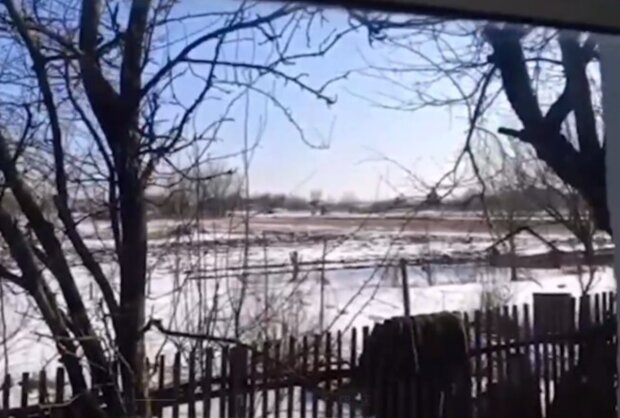 Боевые действия в россии, кадр из видео