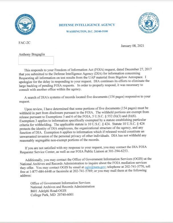 Пентагон изучает данные о существовании пришельцев