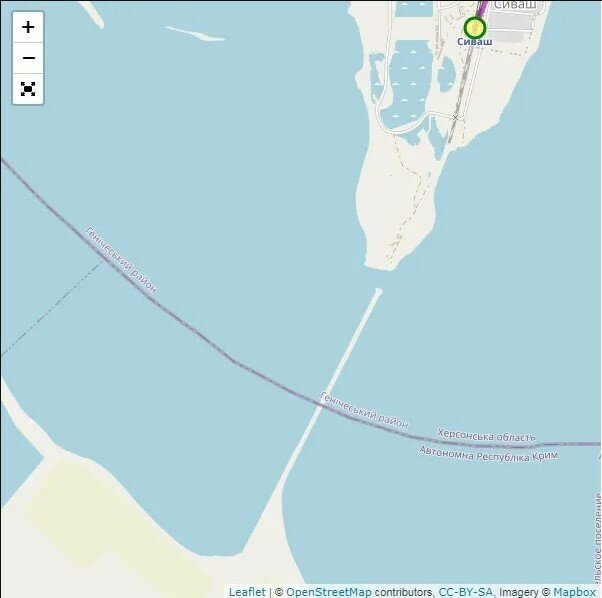 Укразалізниця представила карту з російським Кримом