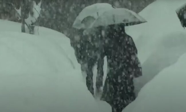 Погода, снегопад, зима