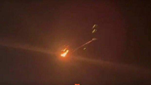 Сбитие А-50, кадр из видео
