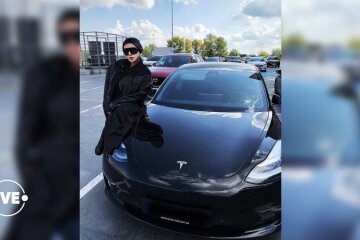 Ирина Билык купила новую Tesla