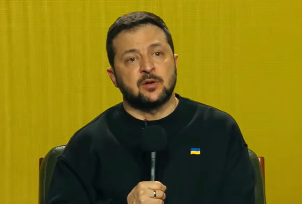Владимир Зеленский, кадр из пресс-конференции