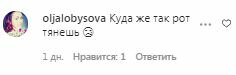 Коментарі на пост Ані Лорак в Instagram
