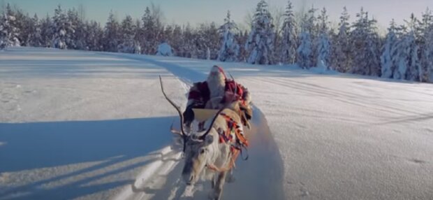 Санта Клаус. Фото: скріншот відео.