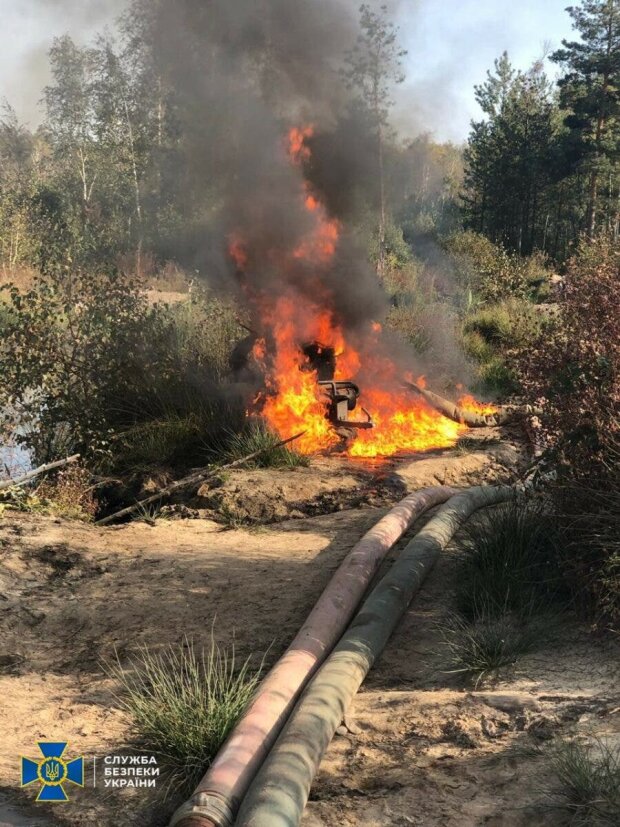 СБУ змело намивачів бурштину