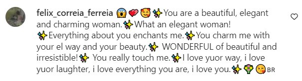 Коментарі на пост Дар'ї Білодід в Instagram