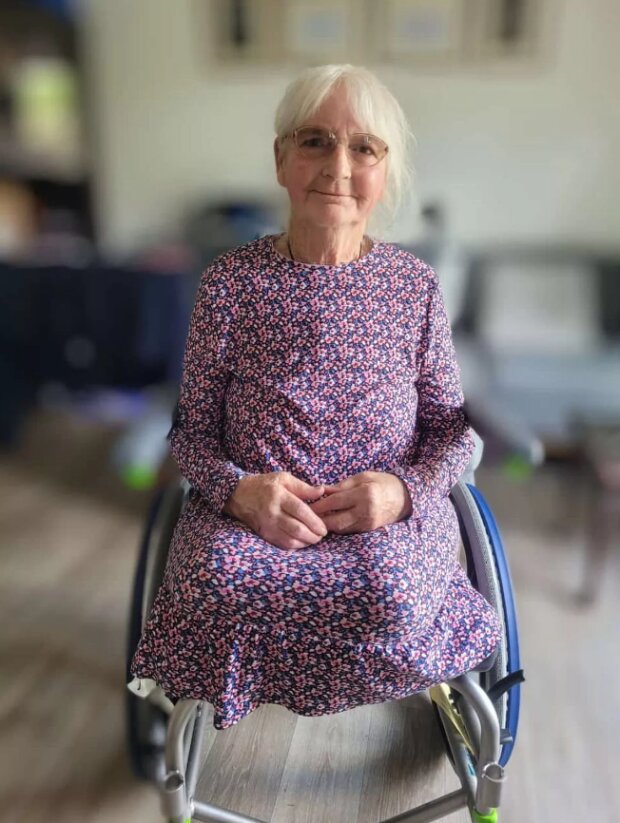 Джози после ампутации ног