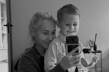 Даша Квіткова із сином