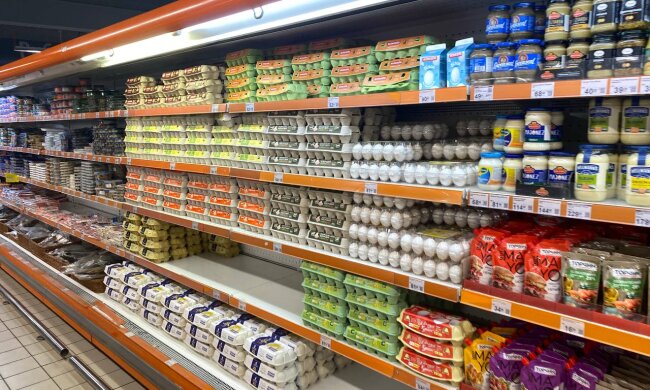 Супермаркет, яйця, фото: ukrainci.com.ua