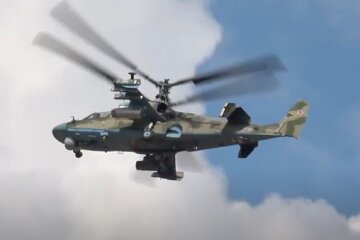 Военный вертолет. Фото: скриншот видео.