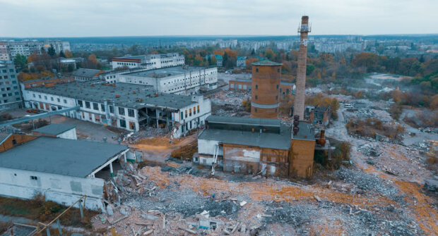 в Житомире снесли фабрику носков