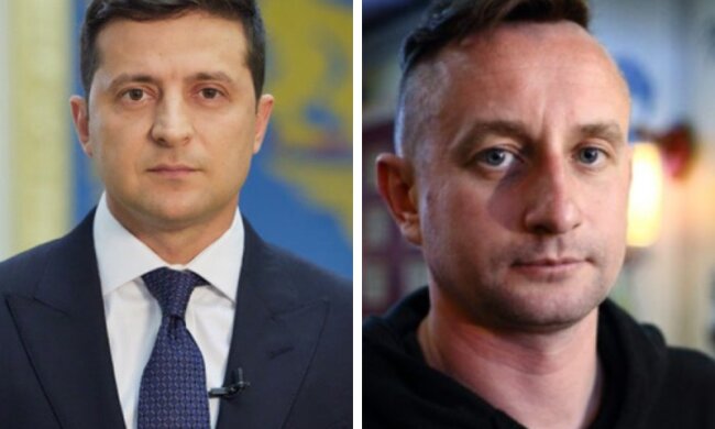 Володимир Зеленський та Сергій Жадан