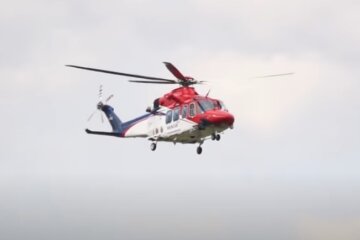 Вертолет. Фото: скриншот видео.
