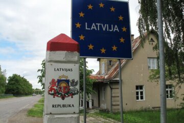 Латвия, граница, фото из свободных источников
