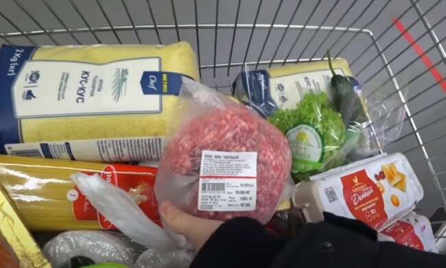 Продукты: скрин с видео