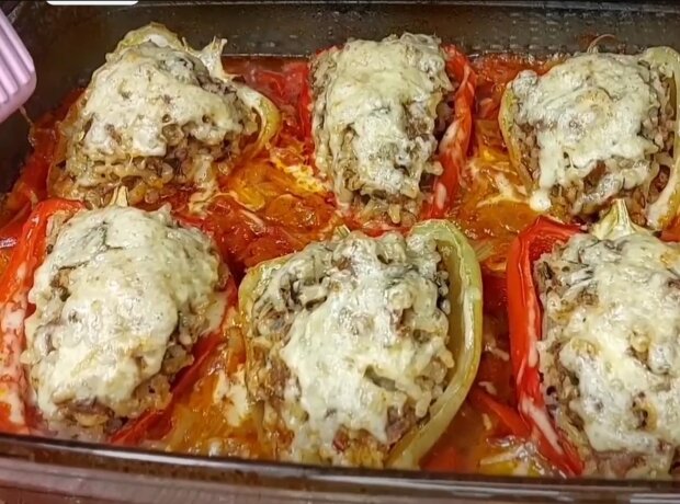 Фаршированные перцы, кадр из видео