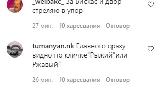 Скриншот комментариев к сообщению " Это Запорожье"