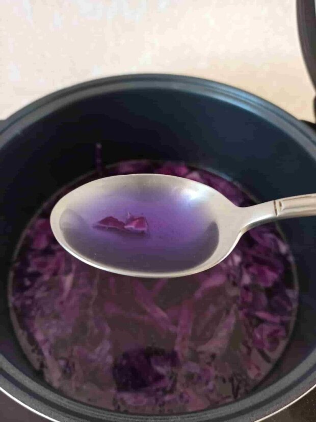 Борщ незвичайного кольору - синього