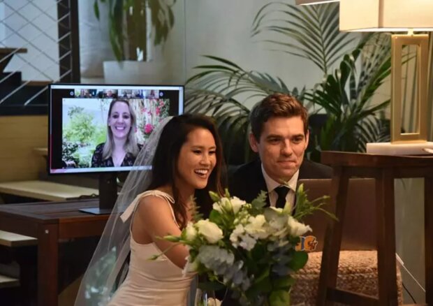 Свадьба онлайн, фото из свободных источников