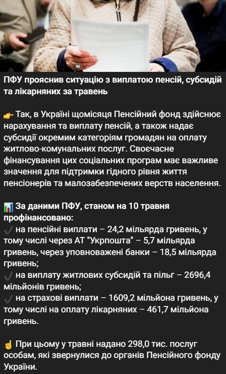 Скрин публикации