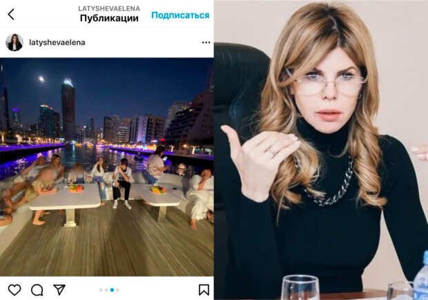 мер Липецька каталася на яхті запевняючи, що вона на роботі