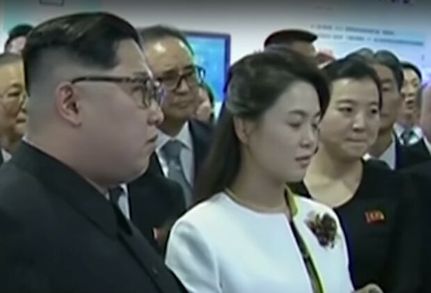 Ким Чен Ын с женой