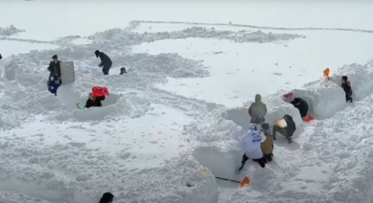 Погода, снегопад, зима