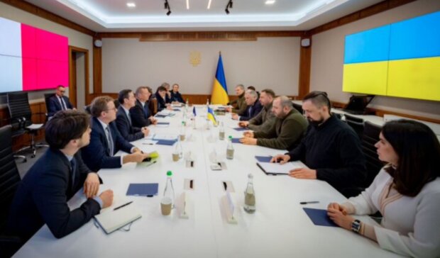 Французская делегация в Киеве, фото: Офис Президента