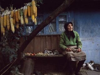 бідність \ село \ бабуся \ старенька \ пенсіонери \\ фото Слово і Діло