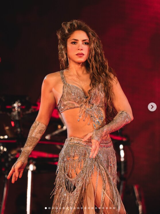 Скрін публікації Шакіри