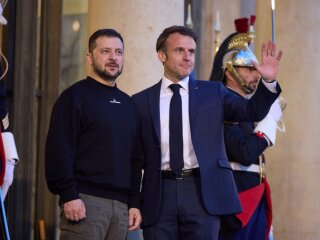 Владимир Зеленский и Эмманюэль Макрон, фото: Офис Президента