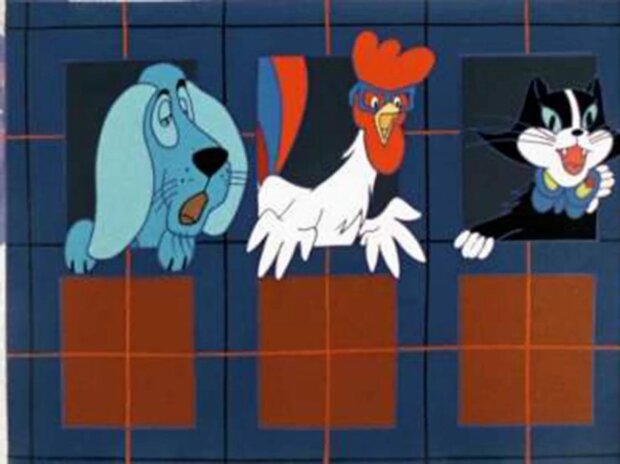 Фрагмент з мультфільму "Бременські музиканти"