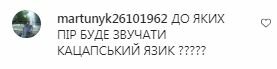 Комментарии на пост Натальи Могилевской в Instagram