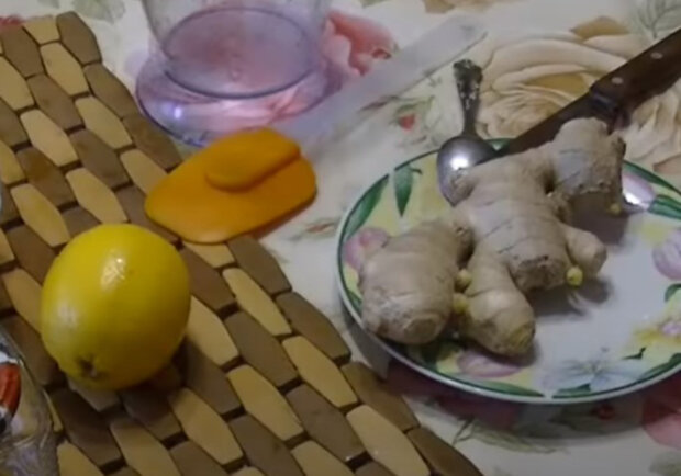 имбирь и лимон