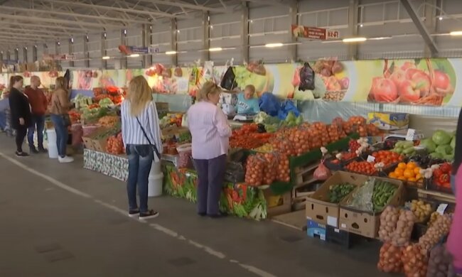 овочі, базар