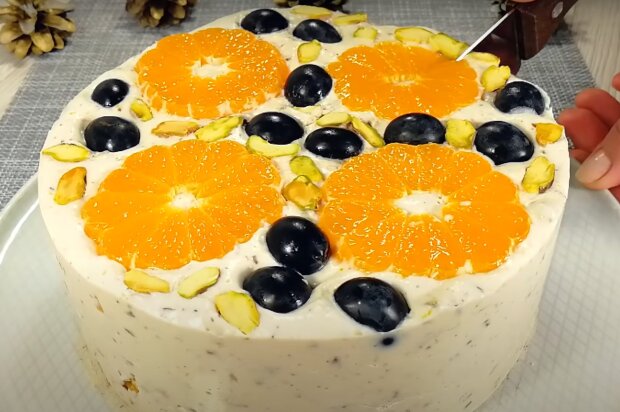 Торт без выпечки, кадр из видео