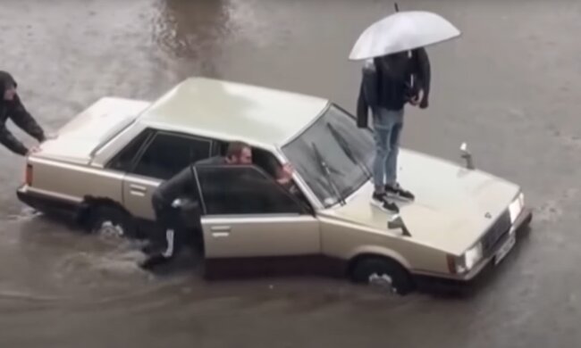 Потоп у Одесі, погода