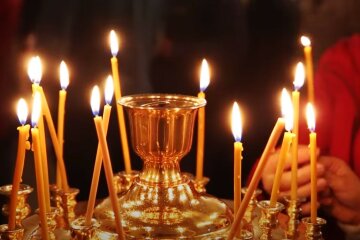 свічки, молитва, церква